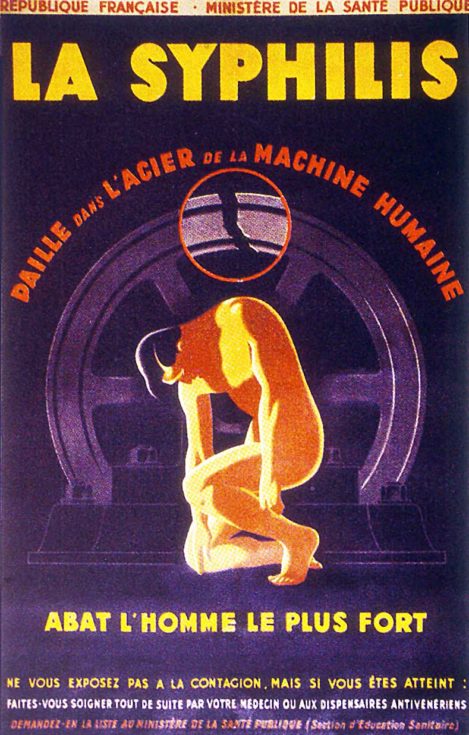 affiche syphilis - santé étudiant