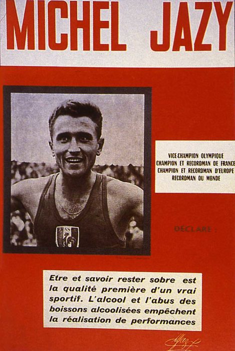 michel jazy affiche - santé étudiant