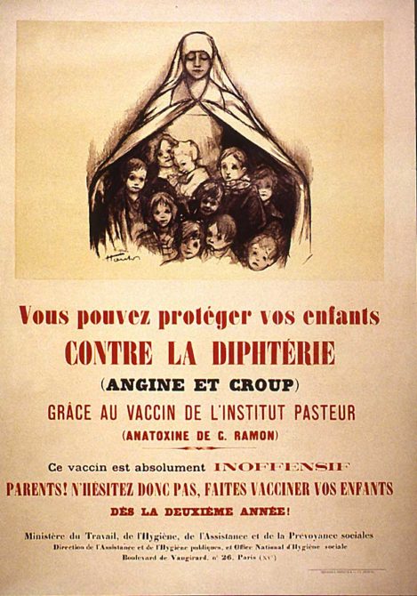 DIPHTERIE 1931 - santé étudiant