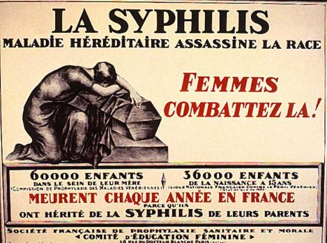 syphilis affiche - santé étudiant