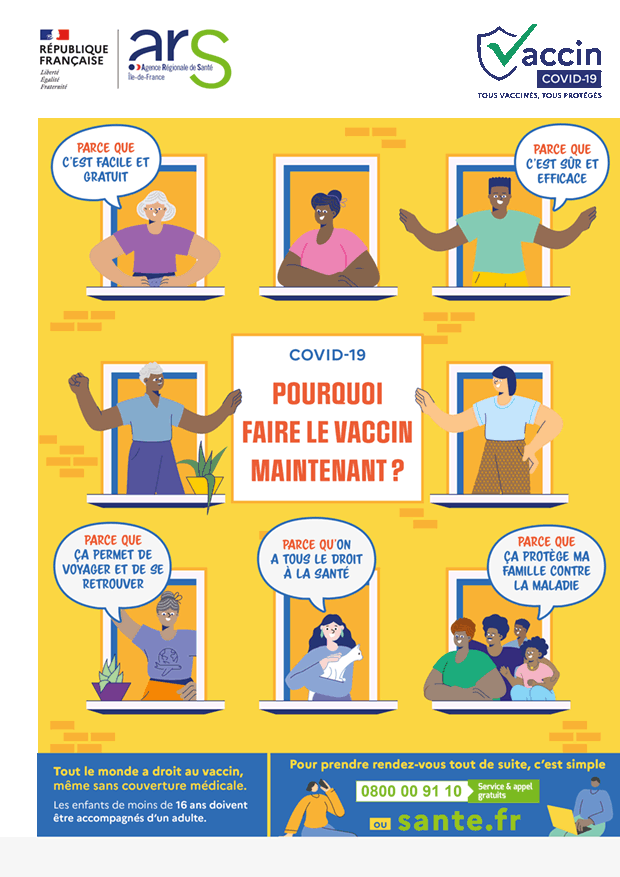 5 BONNES RAISONS DE SE FAIRE VACCINER