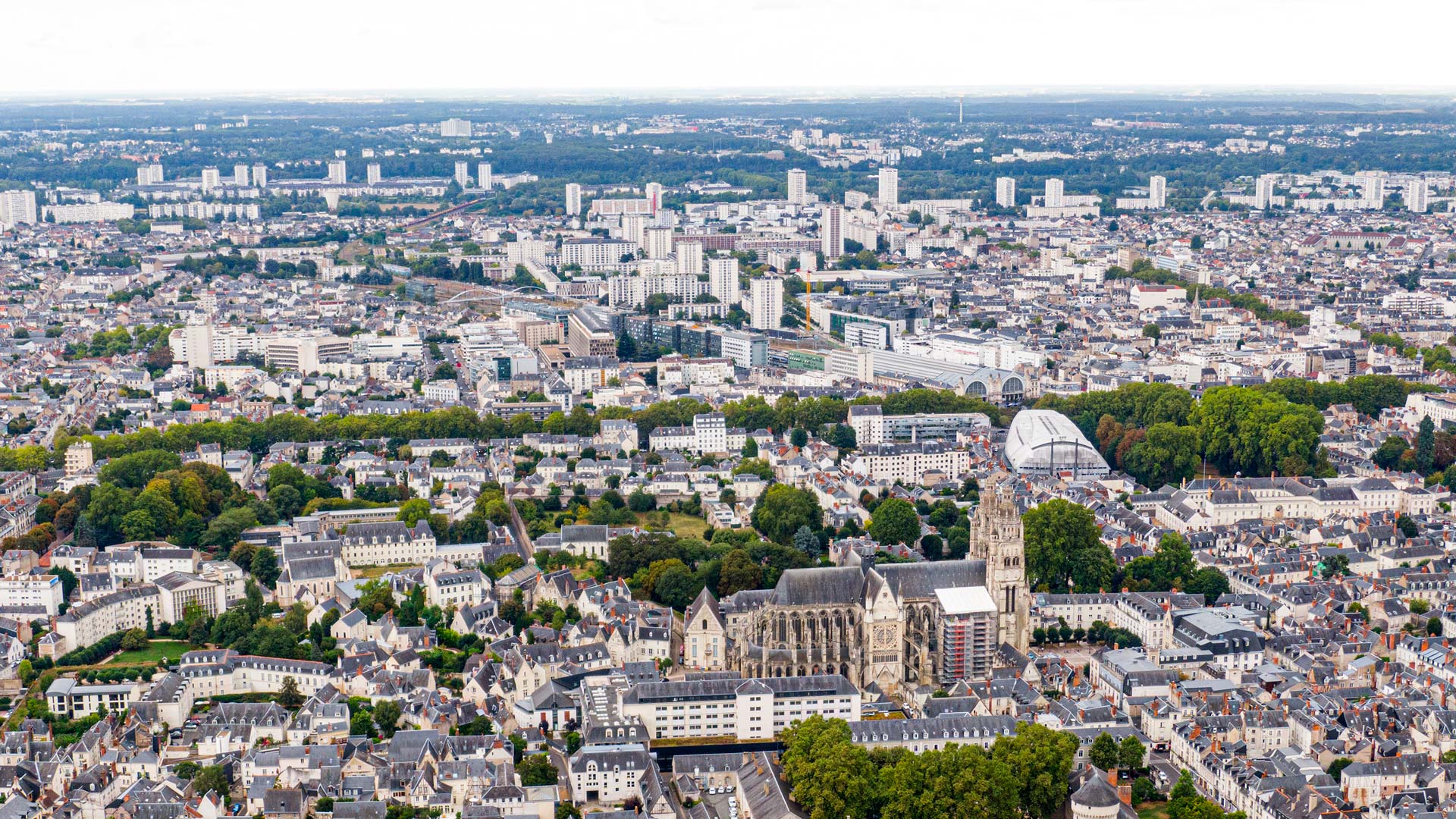 Illustration ville de Tours pour le service de Université de Tours